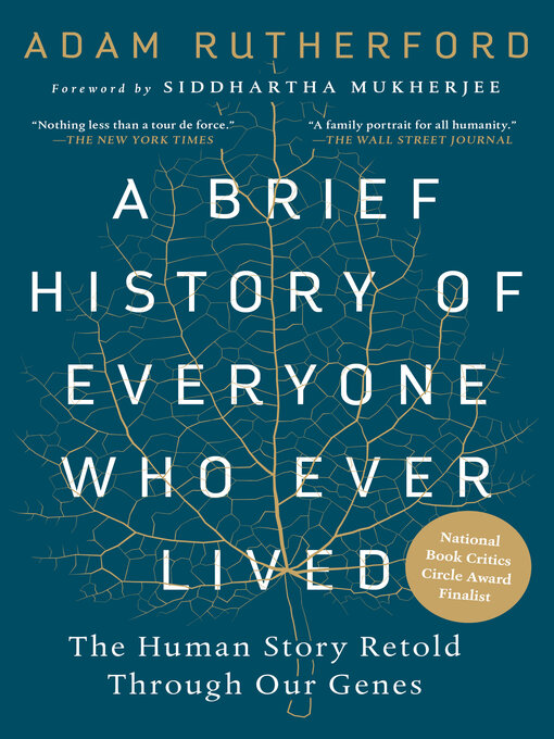 Title details for A Brief History of Everyone Who Ever Lived by Adam Rutherford - Wait list